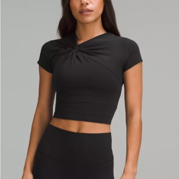 Lululemon Asymmetrical Front-Twist T-Shirt, xl - Picture 1 of 2